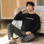 Men's Springsummer Thin Casual Pure Plus Size Middle Aged Homewear - Vignette | MyaLova
