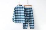 Men's Pajama Set Heavy Brushed Loose Size - Vignette | MyaLova