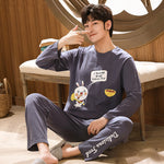 Comfortable Casual Loose Pajama Set Home Service - Vignette | MyaLova