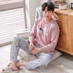Comfortable Casual Loose Pajama Set Home Service - Vignette | MyaLova