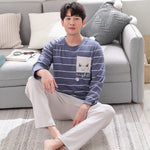 Comfortable Casual Loose Pajama Set Home Service - Vignette | MyaLova