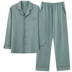 Mens Minimalist Long Sleeve Loungewear Pajamas - Vignette | MyaLova