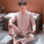 Ice Silk Summer Couple Pajamas Spring And Autumn - Vignette | MyaLova