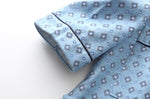 Brushed Cloth Long-sleeved Lapel Pajama Set - Vignette | MyaLova