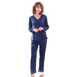 Ice Silk Summer Couple Pajamas Spring And Autumn - Vignette | MyaLova