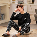 Men's Springsummer Thin Casual Pure Plus Size Middle Aged Homewear - Vignette | MyaLova