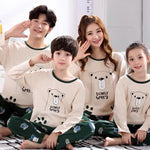 Parent-child Pajamas Cotton Long Sleeve Cartoon Children's Loungewear - Vignette | MyaLova