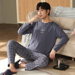 Men's Springsummer Thin Casual Pure Plus Size Middle Aged Homewear - Vignette | MyaLova