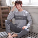 Men's Springsummer Thin Casual Pure Plus Size Middle Aged Homewear - Vignette | MyaLova