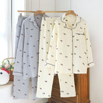 Mens And Womens Cartoon Cardigan Set - Vignette | MyaLova