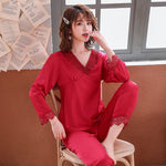 Ice Silk Summer Couple Pajamas Spring And Autumn - Vignette | MyaLova