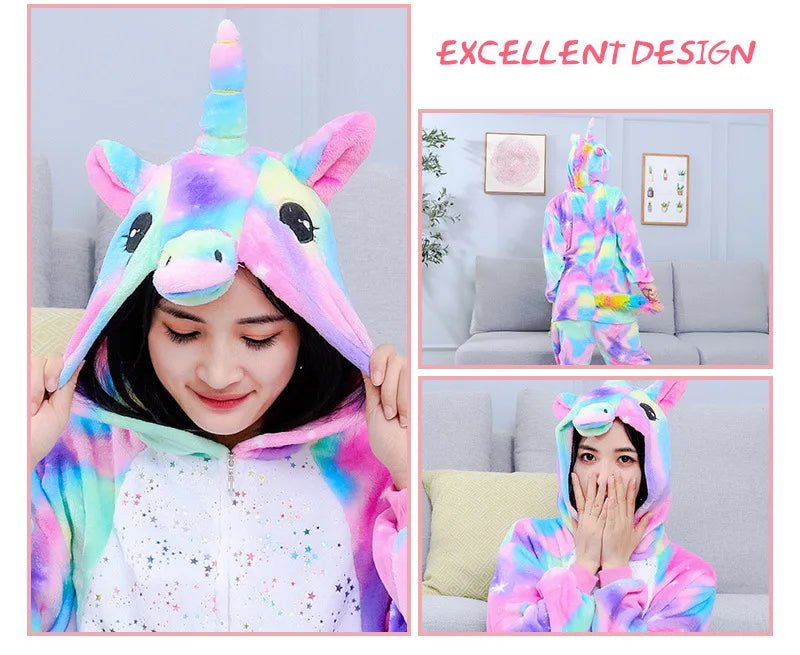 pyjama grenouillère licorne - MyaLova
