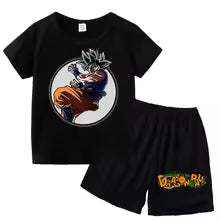 Ensemble Dragon Ball enfant t-shirt short coton - MyaLova