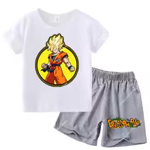 Ensemble Dragon Ball enfant t-shirt short coton - MyaLova