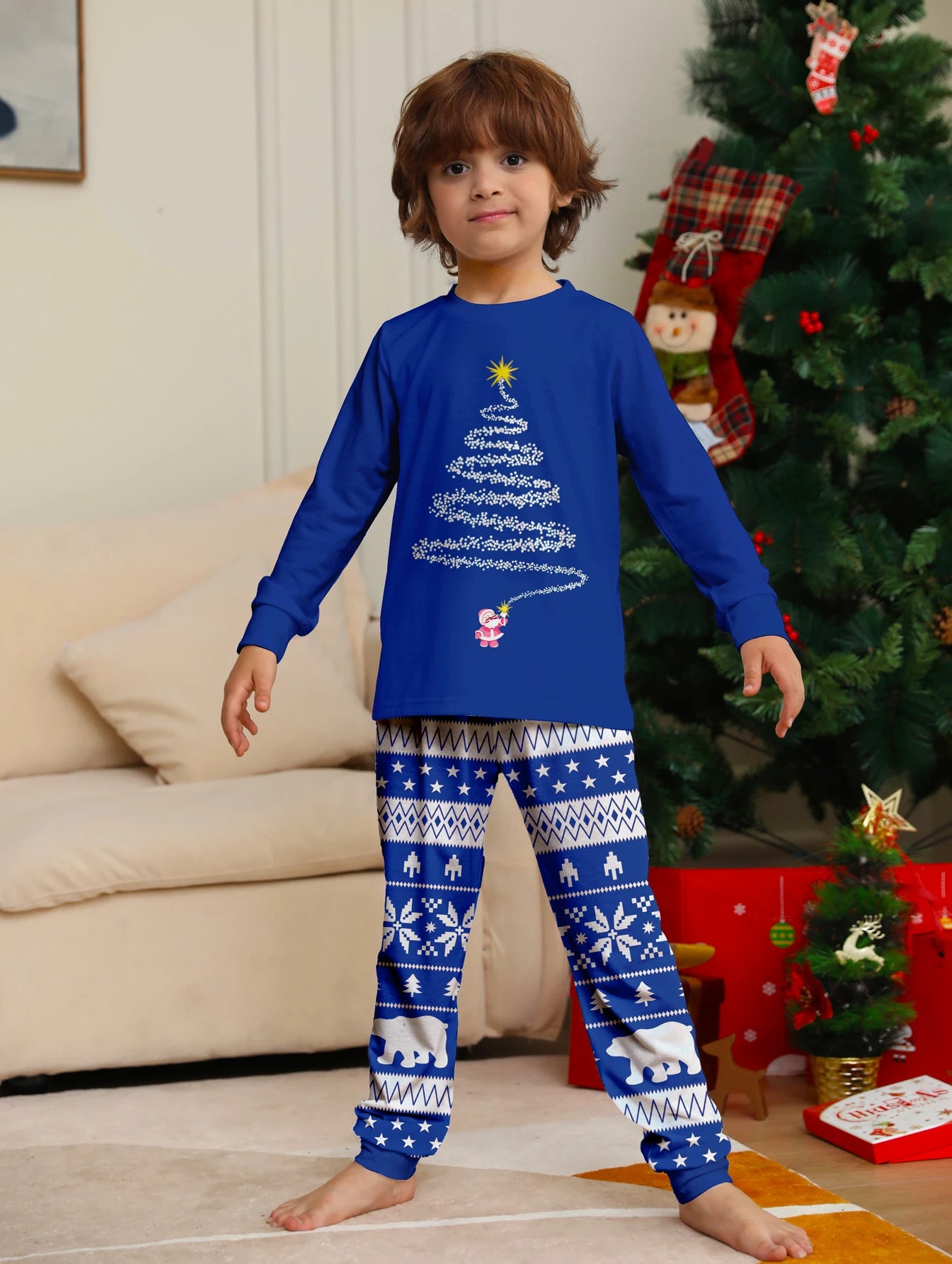 grenouillere Noel bebe garcon - MyaLova