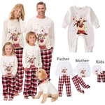 Pyjama de Noël assorti à motif renne - Vignette | MyaLova