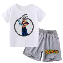 Ensemble Dragon Ball enfant t-shirt short coton - MyaLova