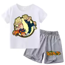 Ensemble Dragon Ball enfant t-shirt short coton - MyaLova