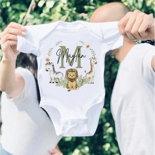 grenouillère bebe personnalisé - MyaLova