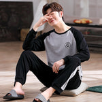 Men's Springsummer Thin Casual Pure Plus Size Middle Aged Homewear - Vignette | MyaLova