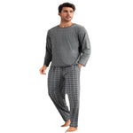Thin Section Plaid Loungewear Outer Pants Men's Suit - Vignette | MyaLova