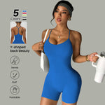 Grenouillère pour femme en polyester extensible - Vignette | MyaLova