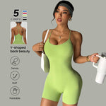 Grenouillère pour femme en polyester extensible - Vignette | MyaLova