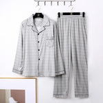 Mens Minimalist Long Sleeve Loungewear Pajamas - Vignette | MyaLova